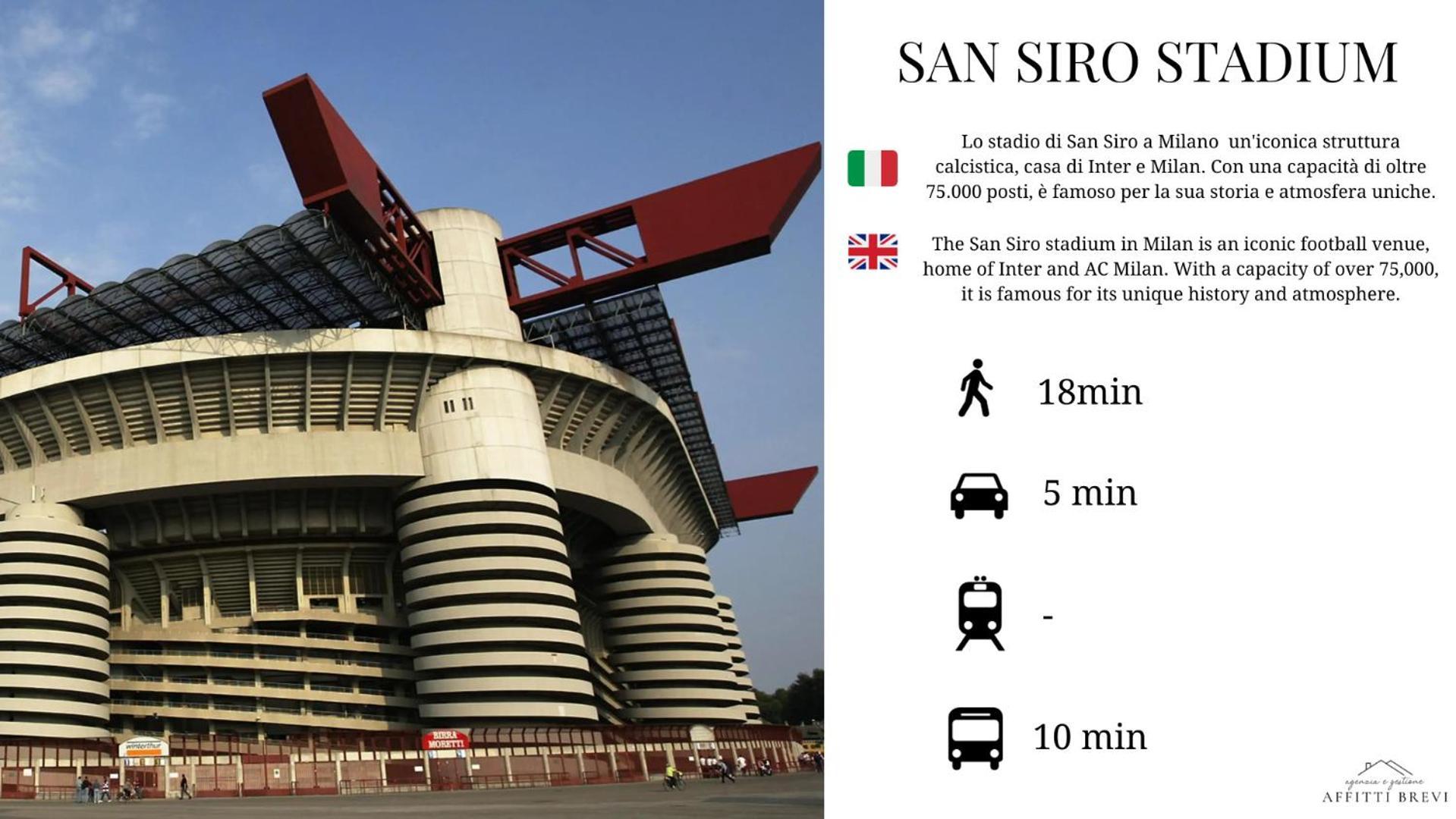 Sunny San Siro Stadio Apartment Milan Extérieur photo